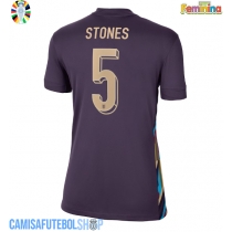Camisa de time de futebol Inglaterra John Stones #5 Replicas 2º Equipamento Feminina Europeu 2024 Manga Curta